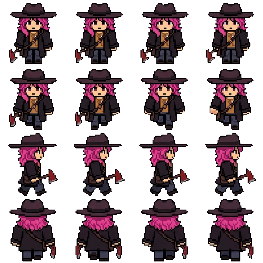 Jane doe movement sprite