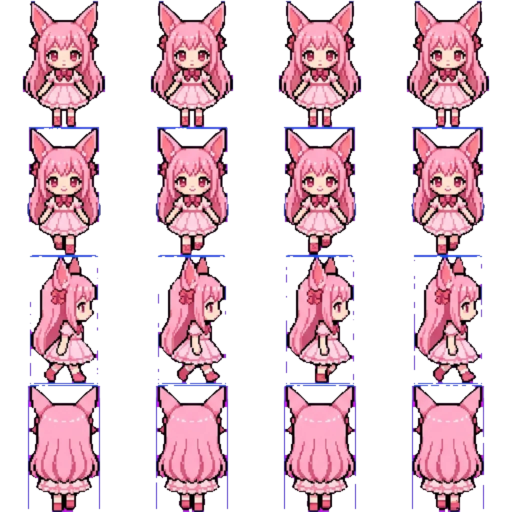 Blossom movement sprite