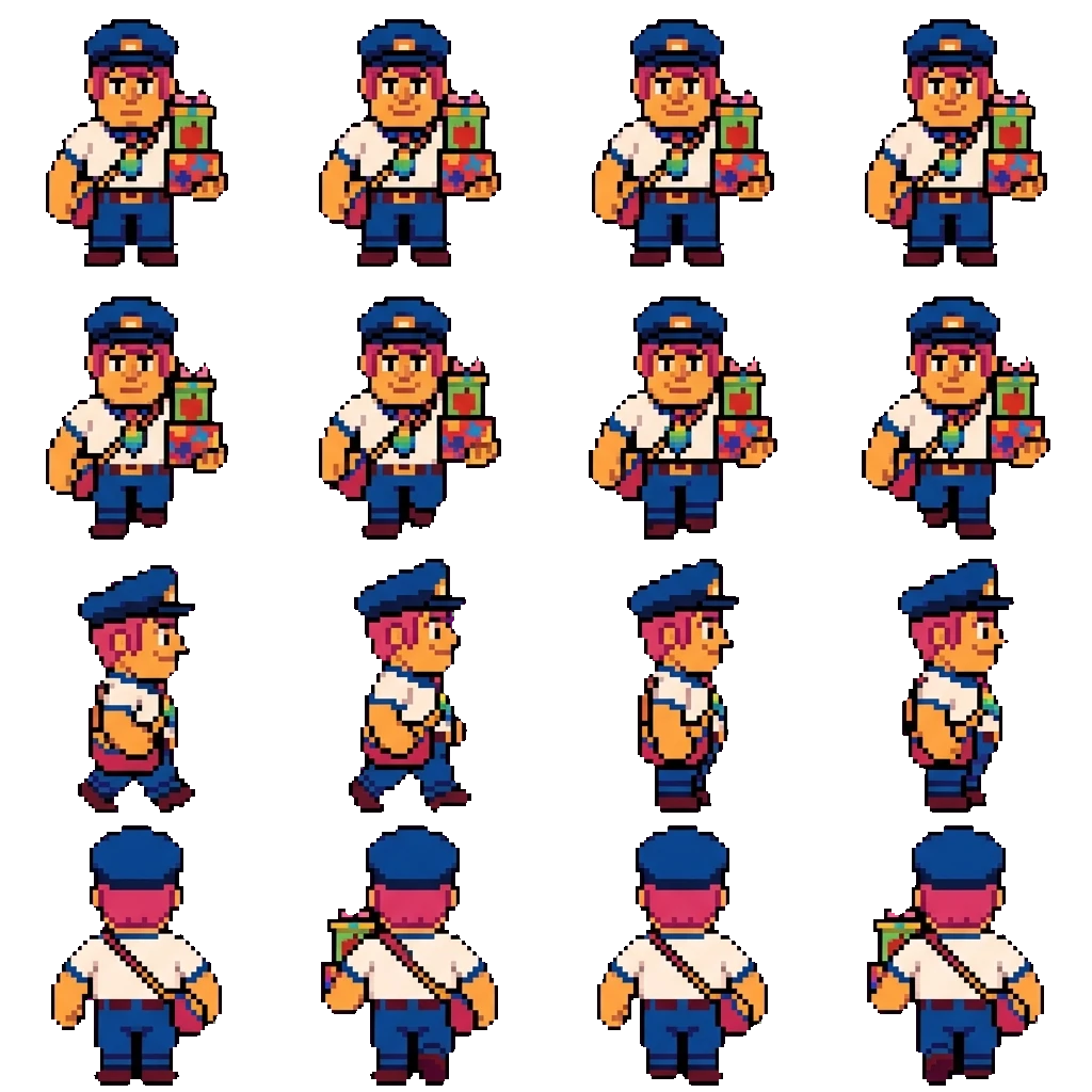 Eddie Dear movement sprite