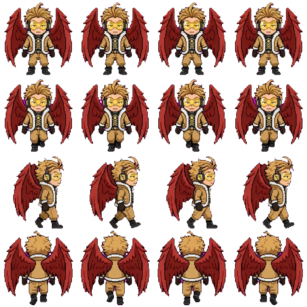 Hawks movement sprite