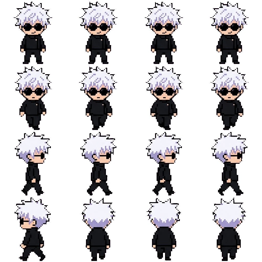 Satoru Gojo movement sprite