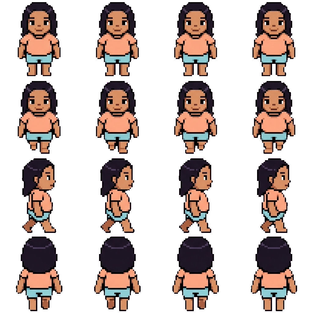 Frankie movement sprite
