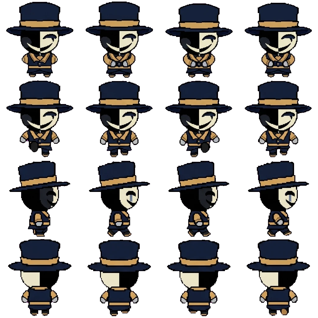 Bilheteiro movement sprite