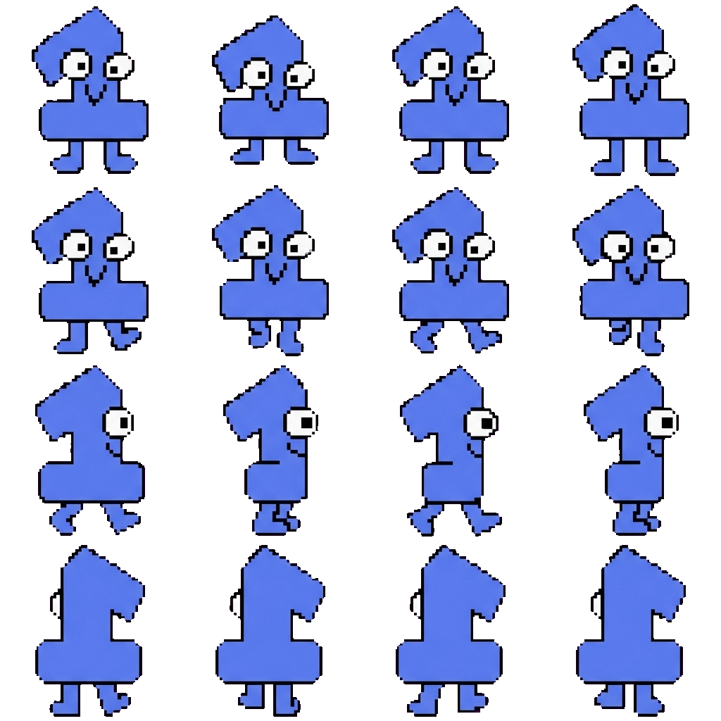 One movement sprite
