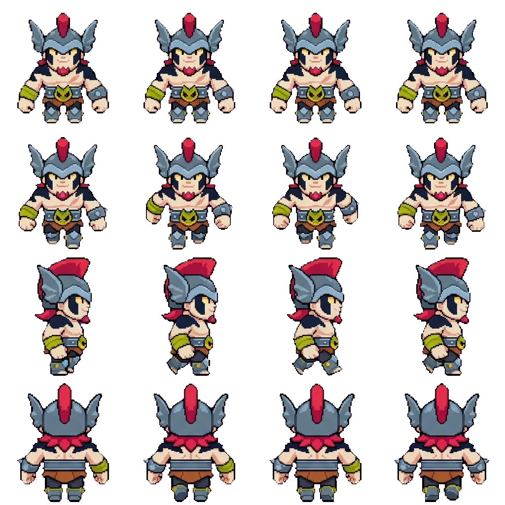 Damian movement sprite