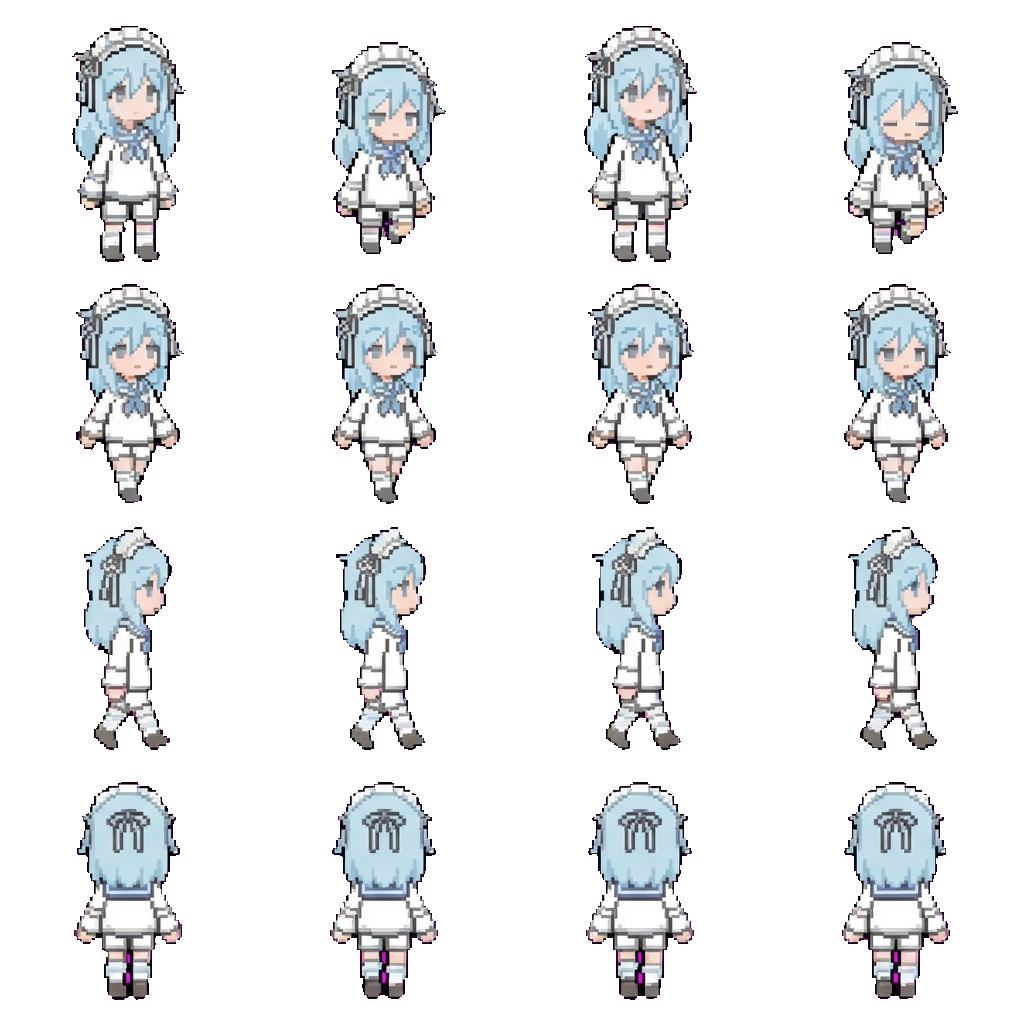 Angel movement sprite