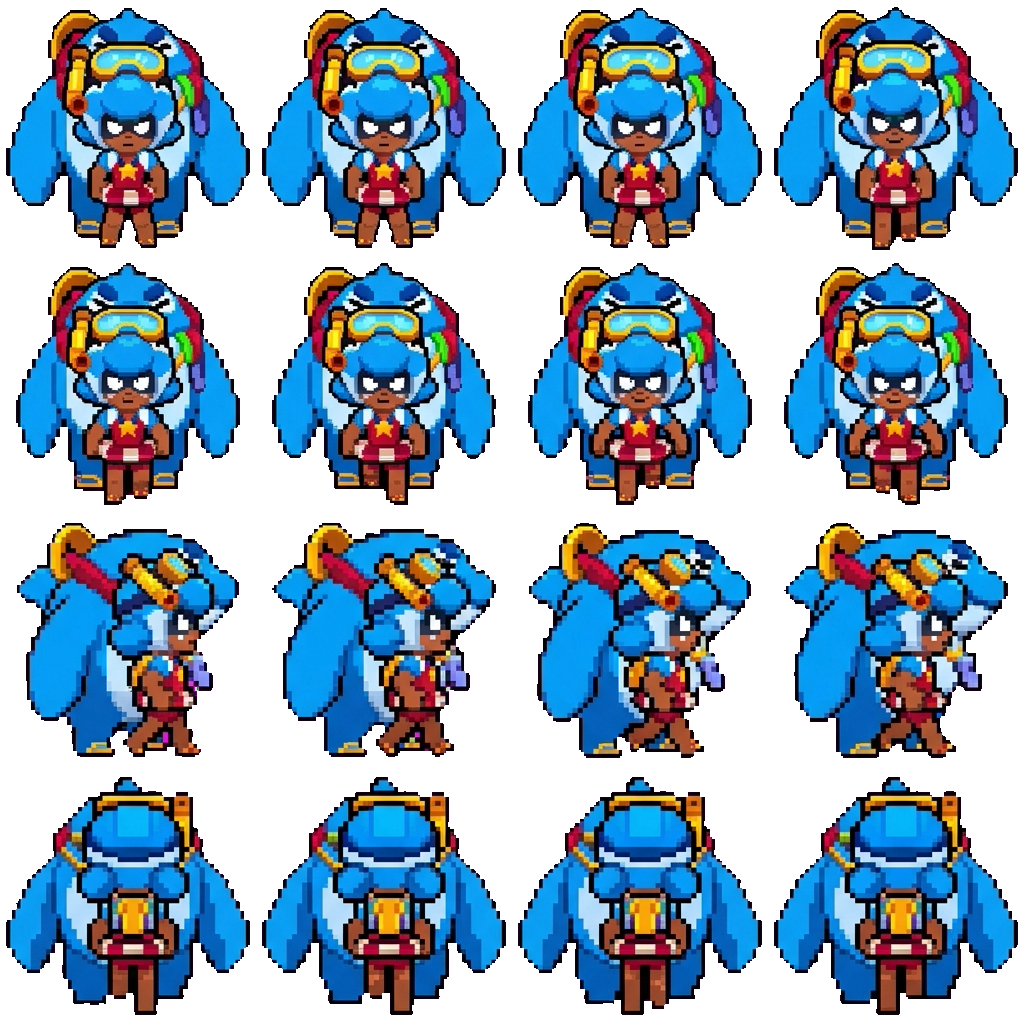 Nita & Bruce movement sprite