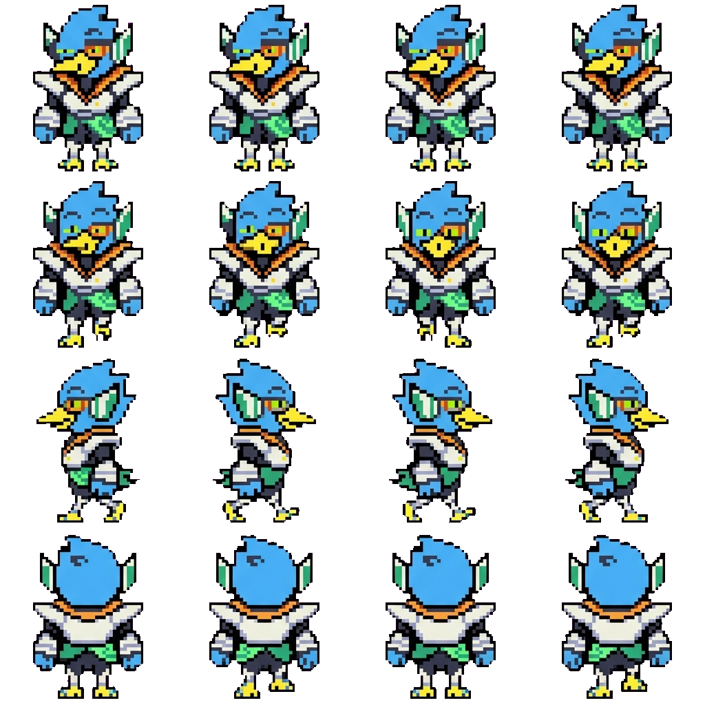 Berdly movement sprite