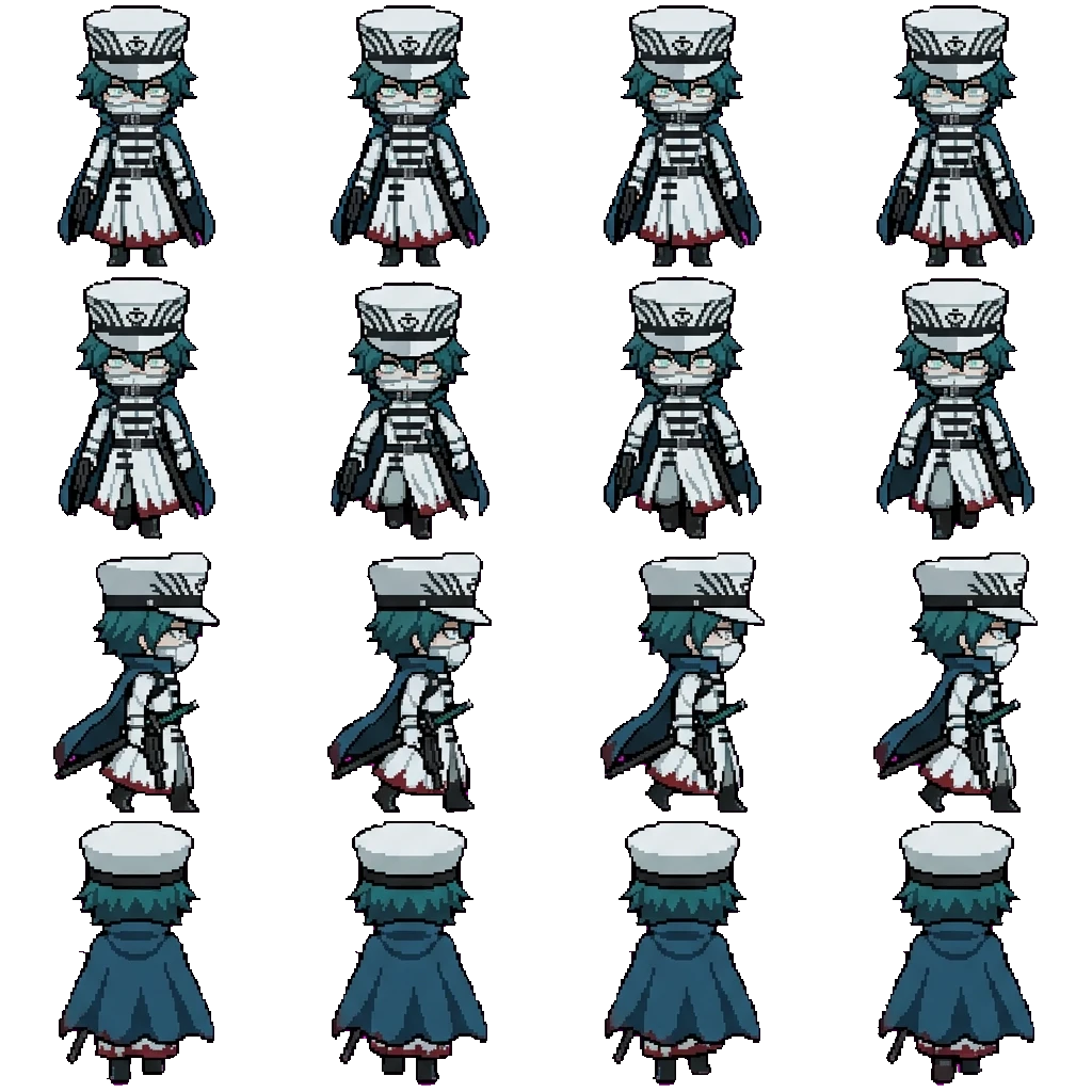 Hunk movement sprite