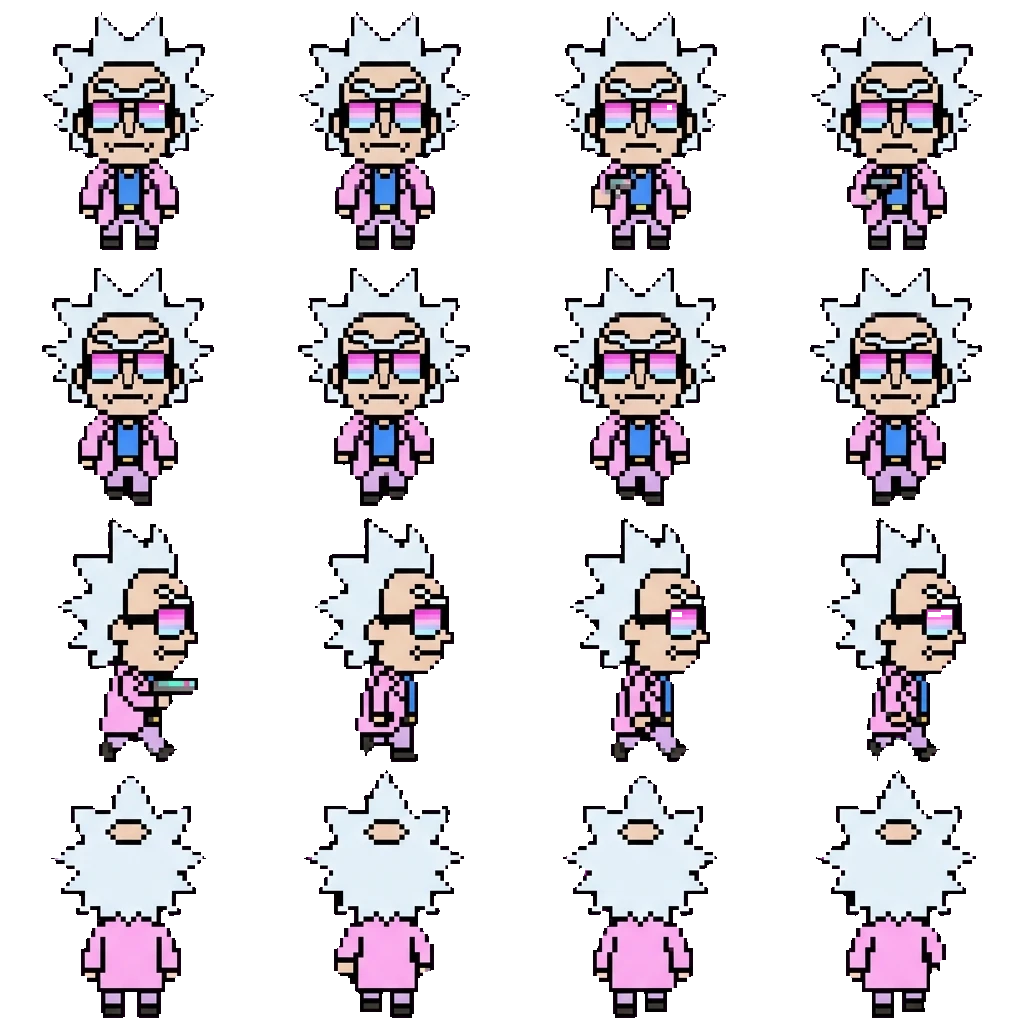 Miami Rick movement sprite