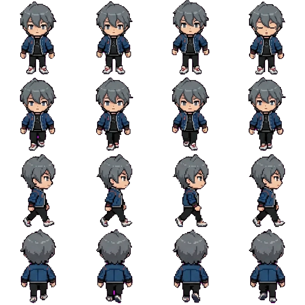 Wise movement sprite