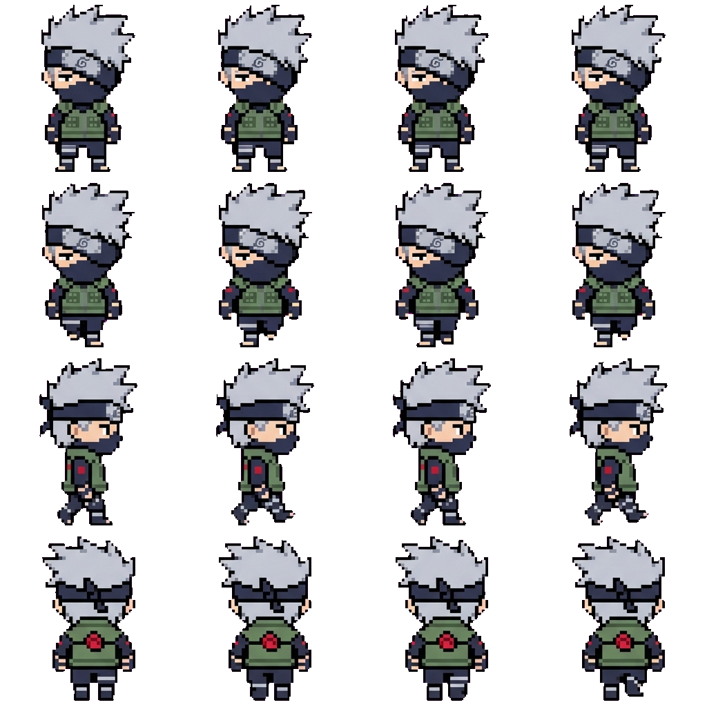 Kakashi Hatake movement sprite