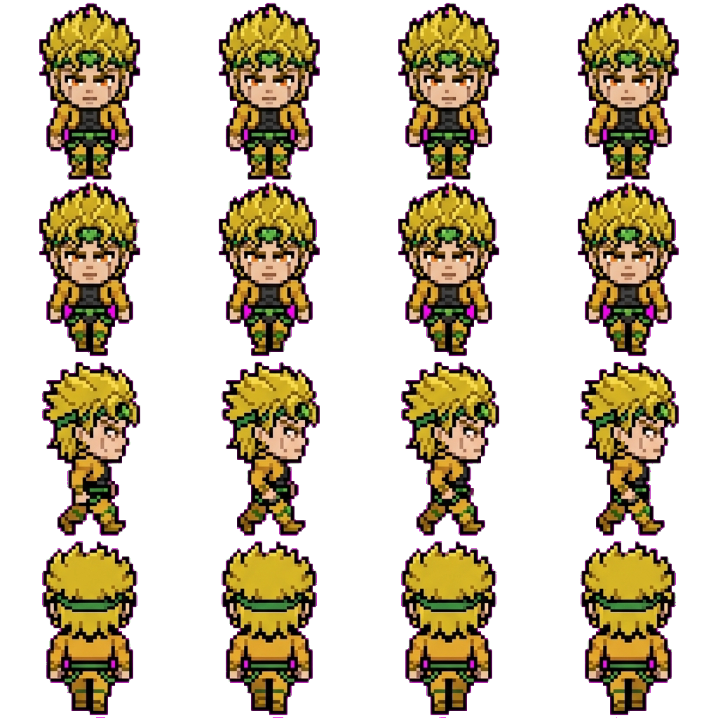DIO Brando movement sprite