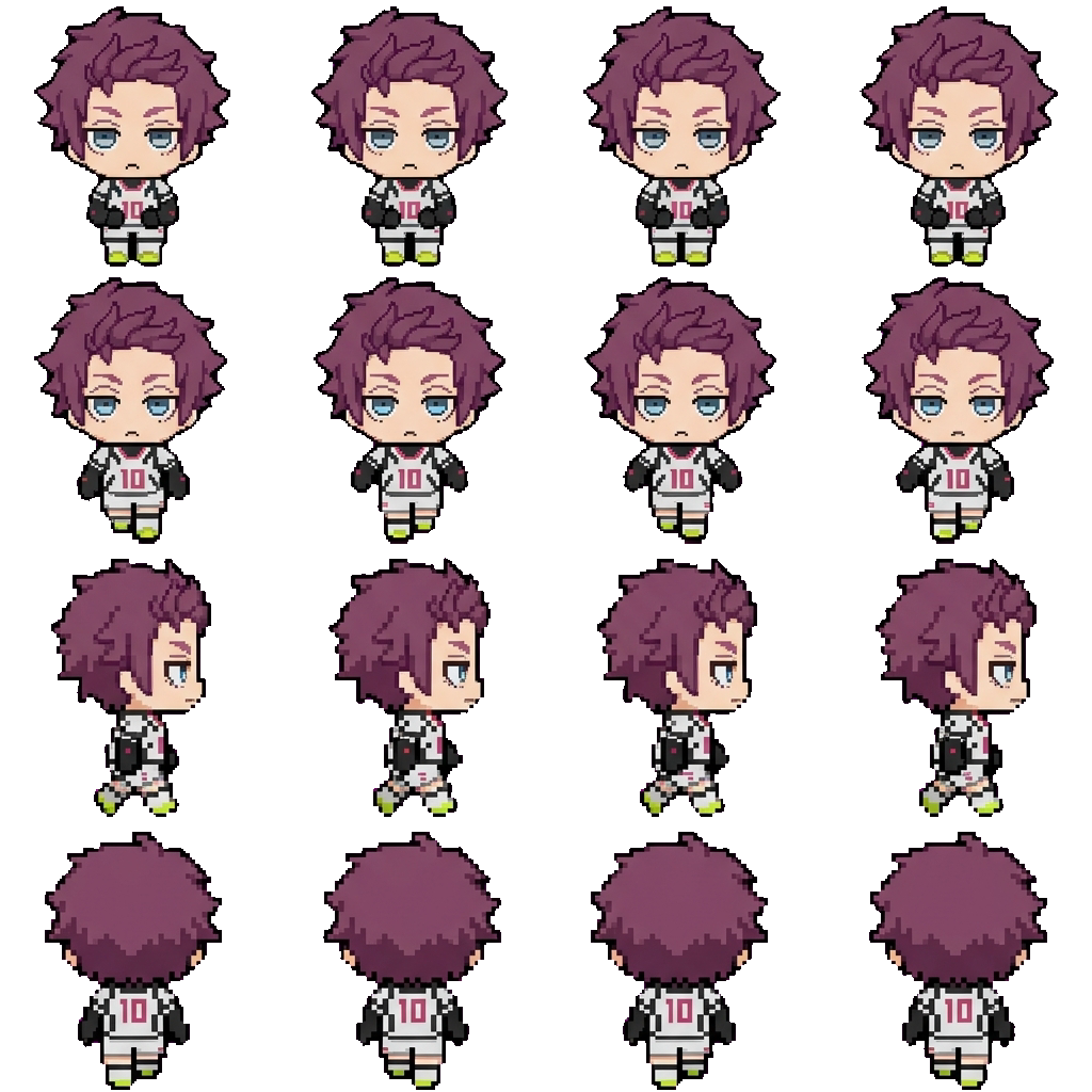 Sae Itoshi movement sprite
