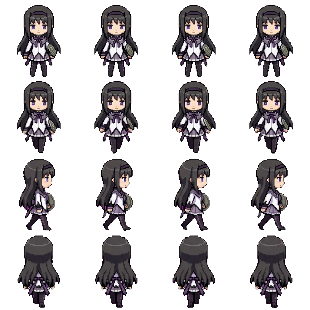 Homura movement sprite