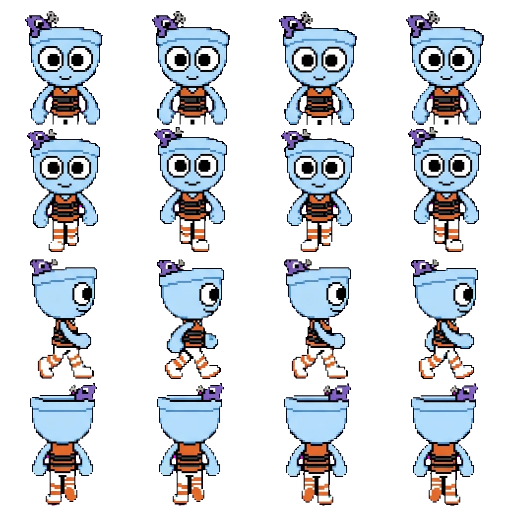 Finn movement sprite