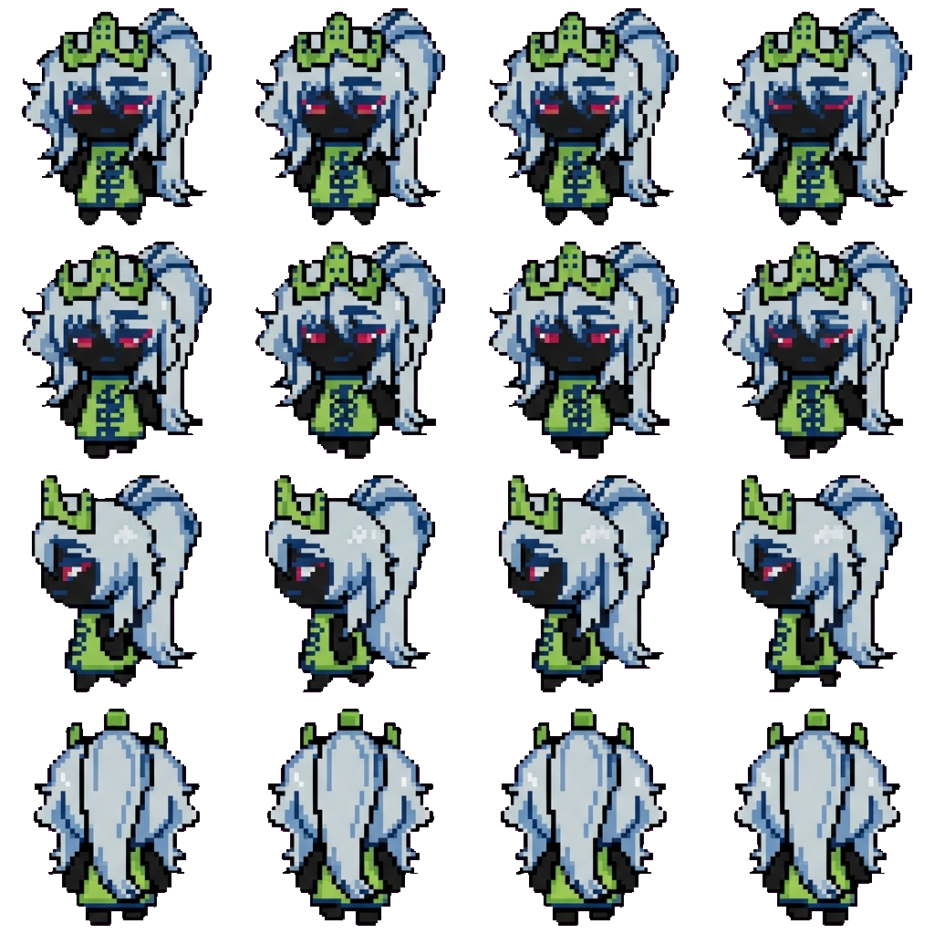 1×4 movement sprite