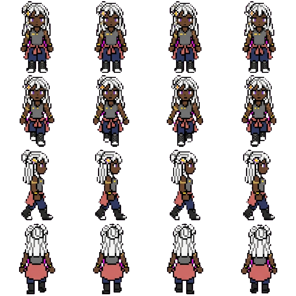 Violet movement sprite