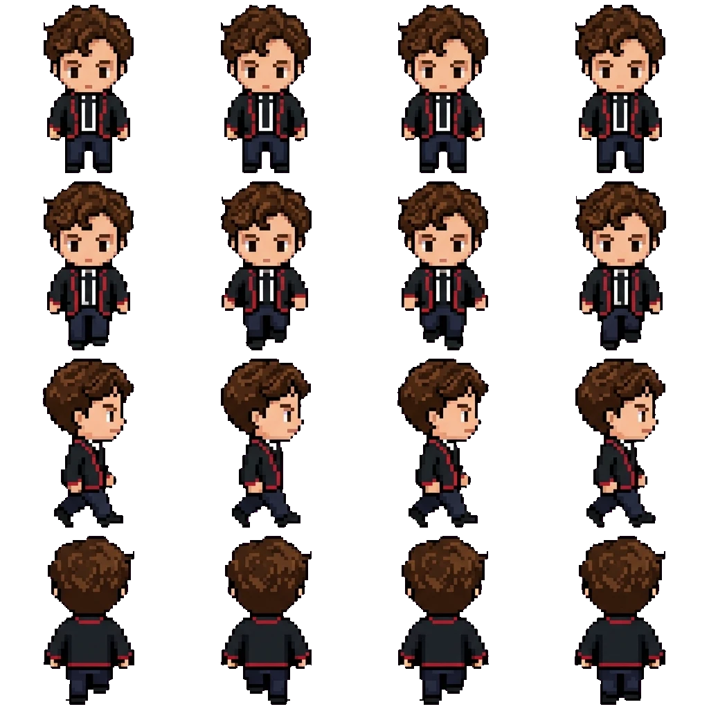 Mattheo Riddle movement sprite