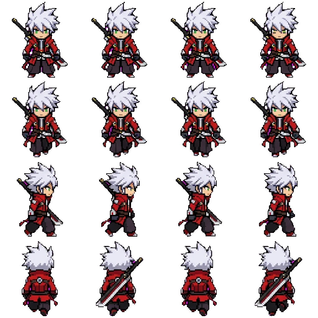 Ragna The Bloodedge movement sprite
