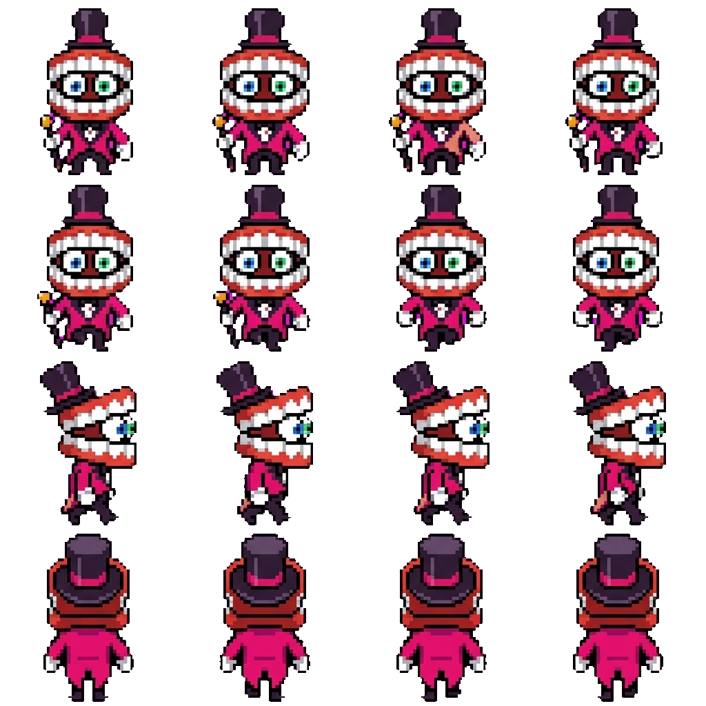 Caine movement sprite