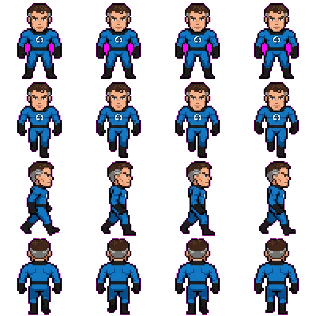Reed Richards movement sprite