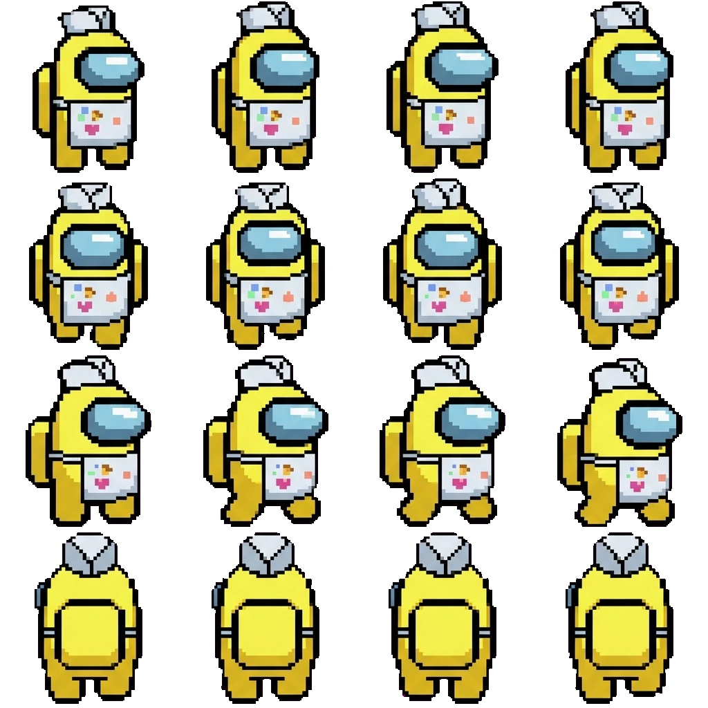 Yellow movement sprite