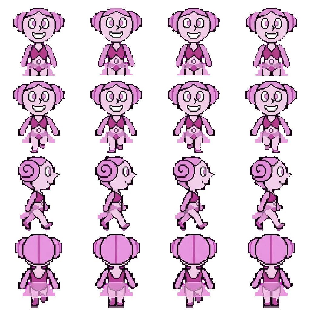 Pink Pearl movement sprite