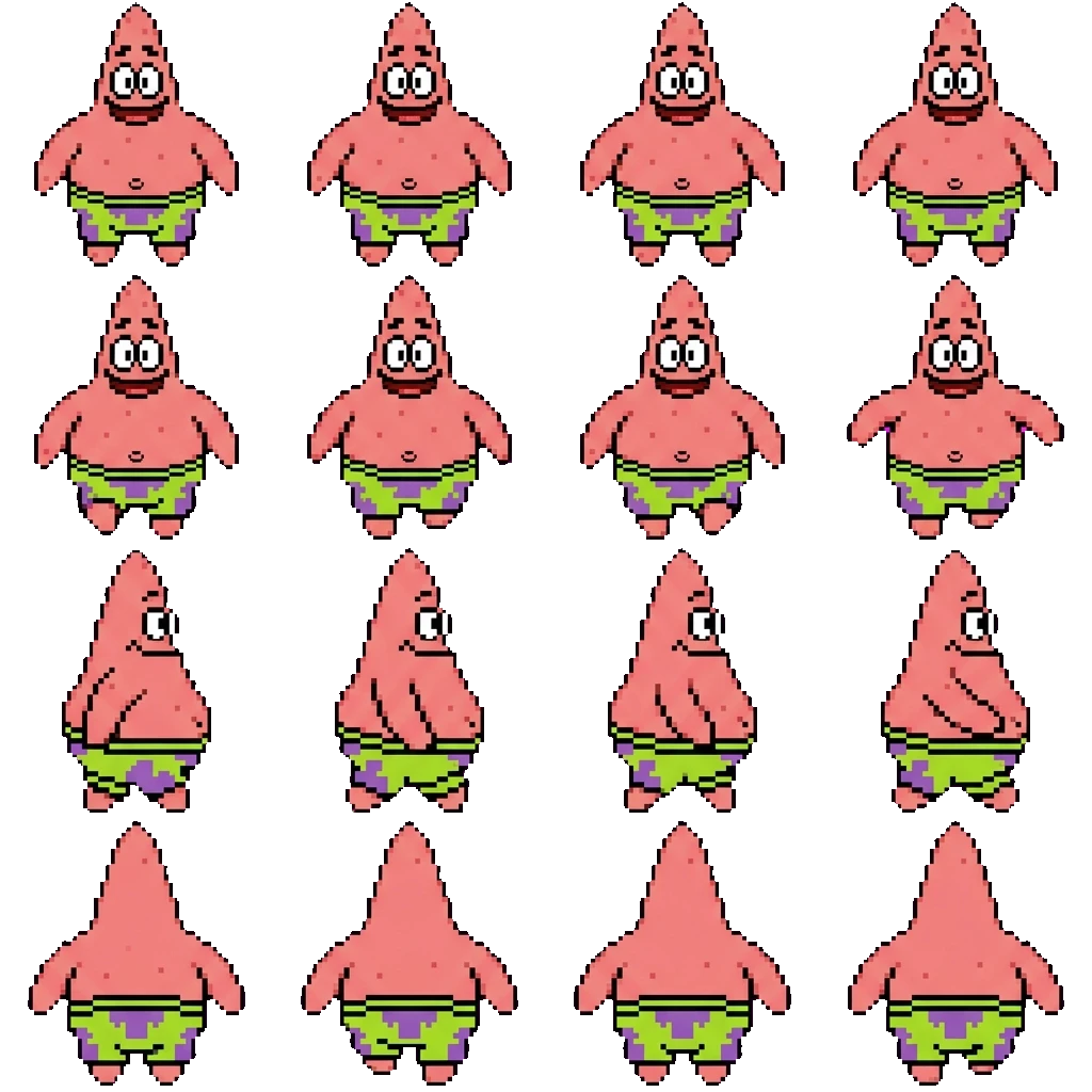 Patrick movement sprite
