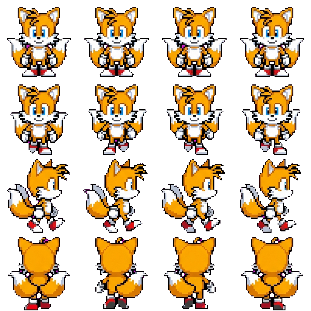 тейлз movement sprite