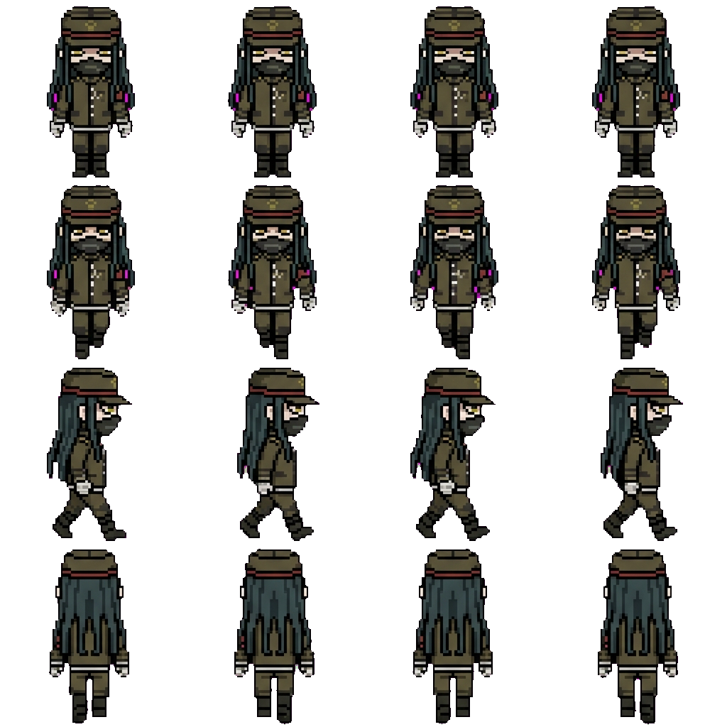 Korekiyo movement sprite