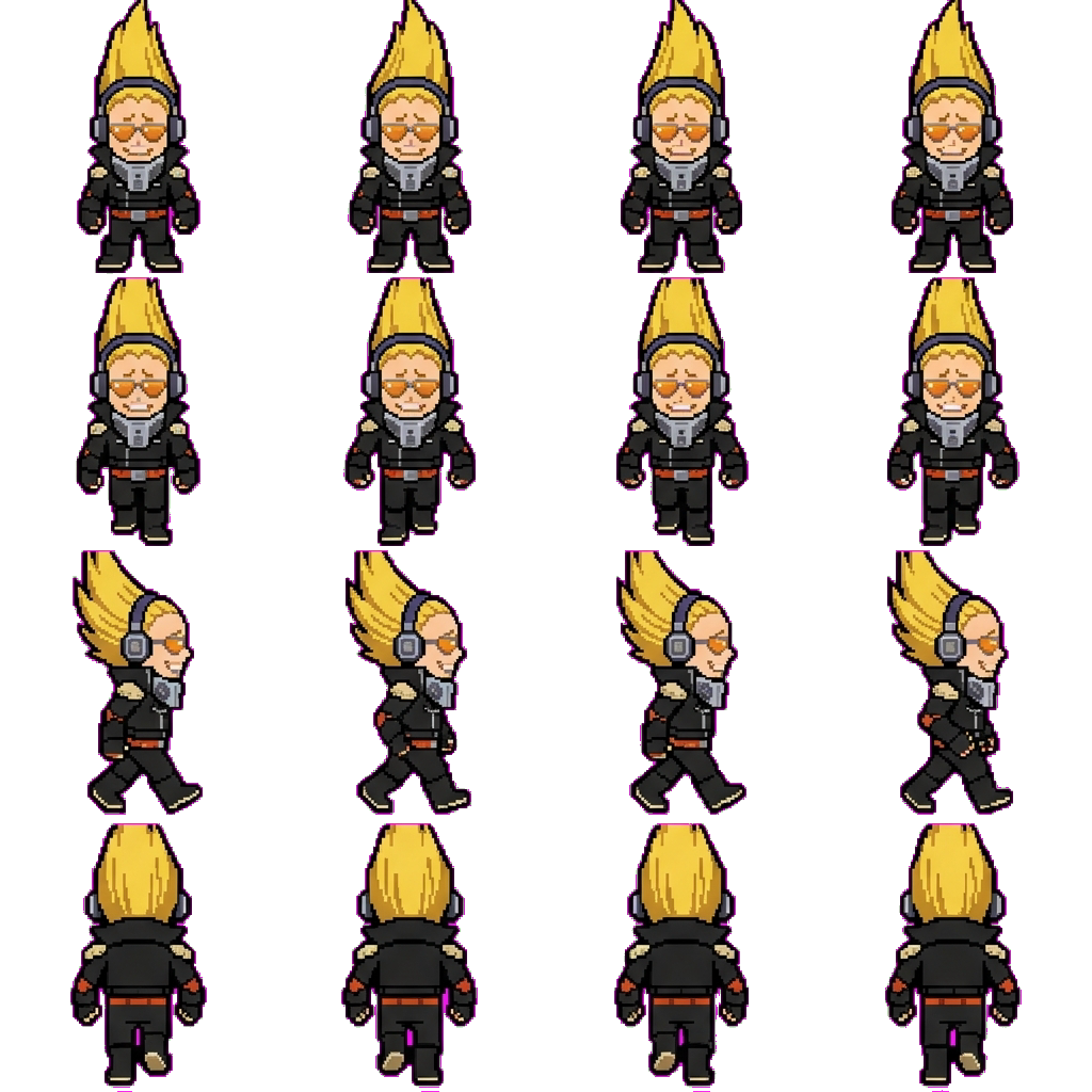 Hizashi Yamada movement sprite