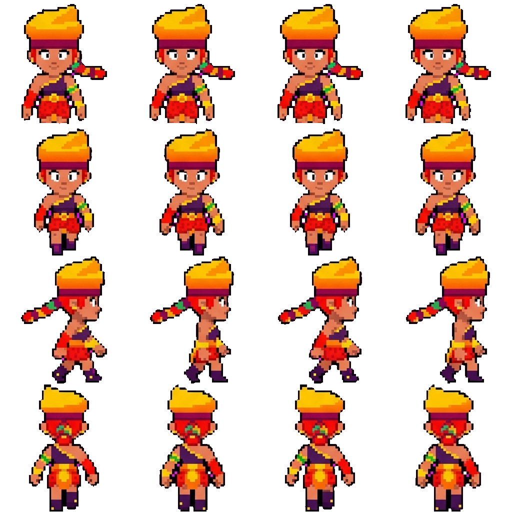 Amber movement sprite