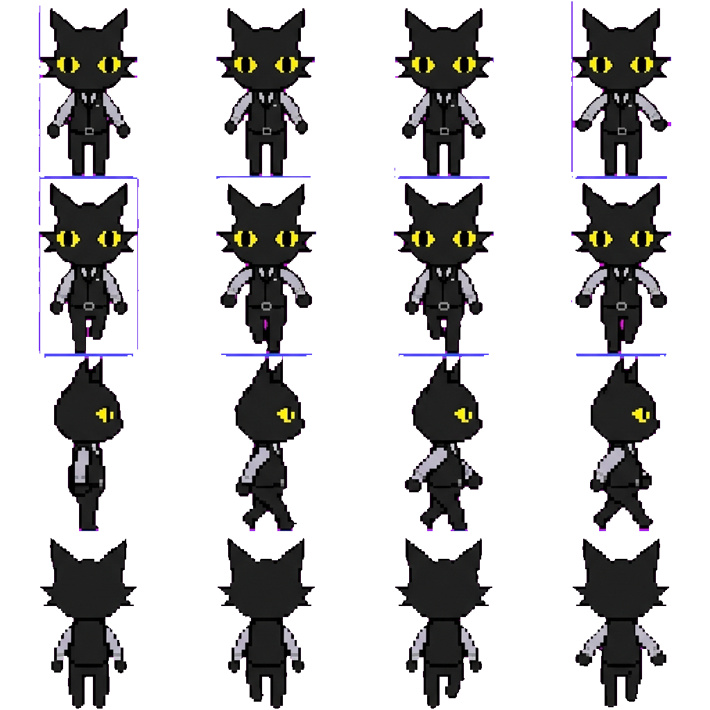 Secret agent movement sprite