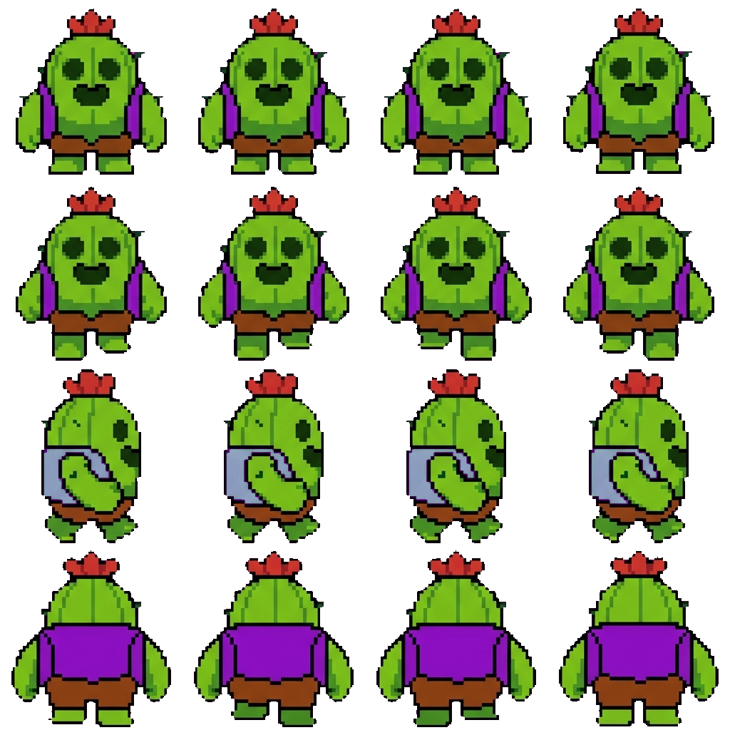 Spike movement sprite
