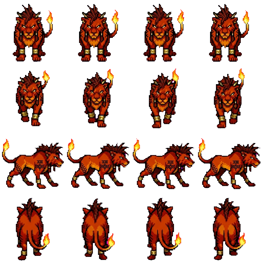 Nanaki movement sprite