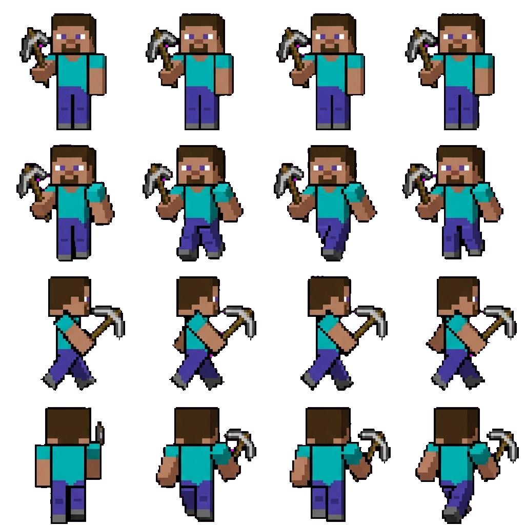 Steve movement sprite