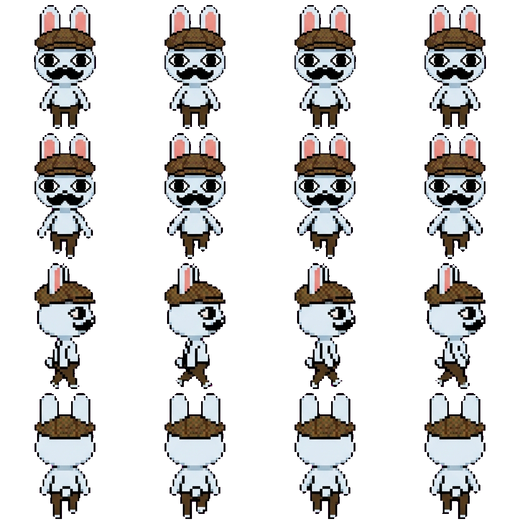 Barney movement sprite