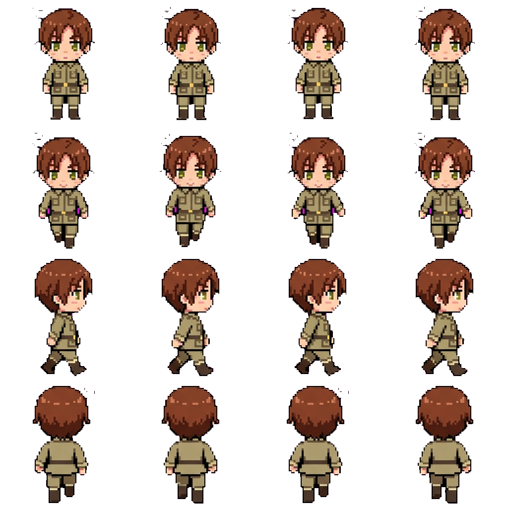 Romano movement sprite
