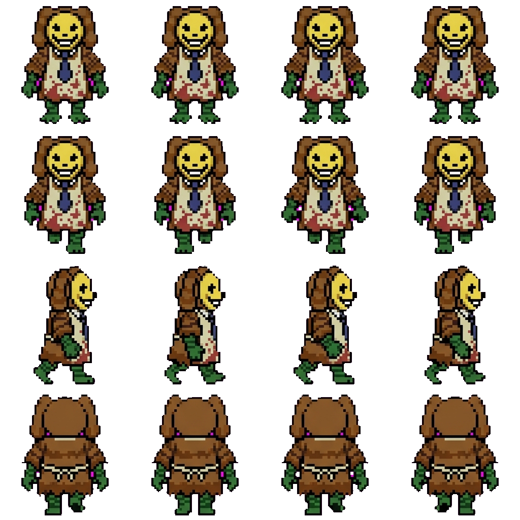 The pumpkin rabbit,(Lorenzo watterman) movement sprite