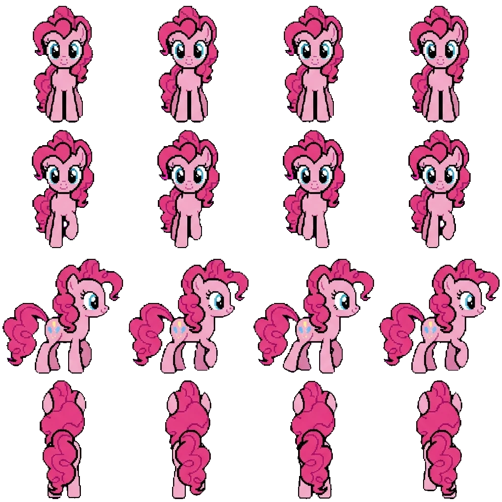 Pinkie Pie movement sprite