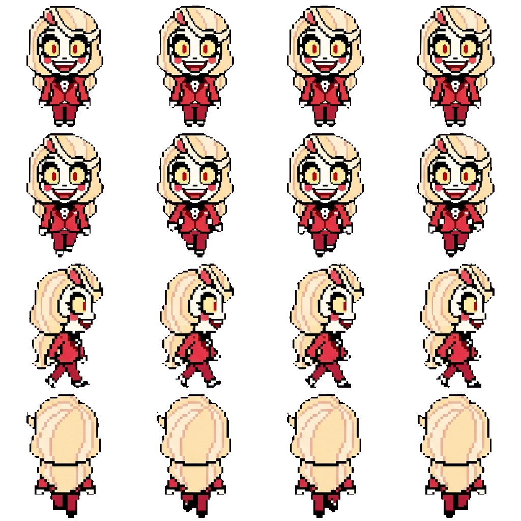 Charlie Morningstar movement sprite