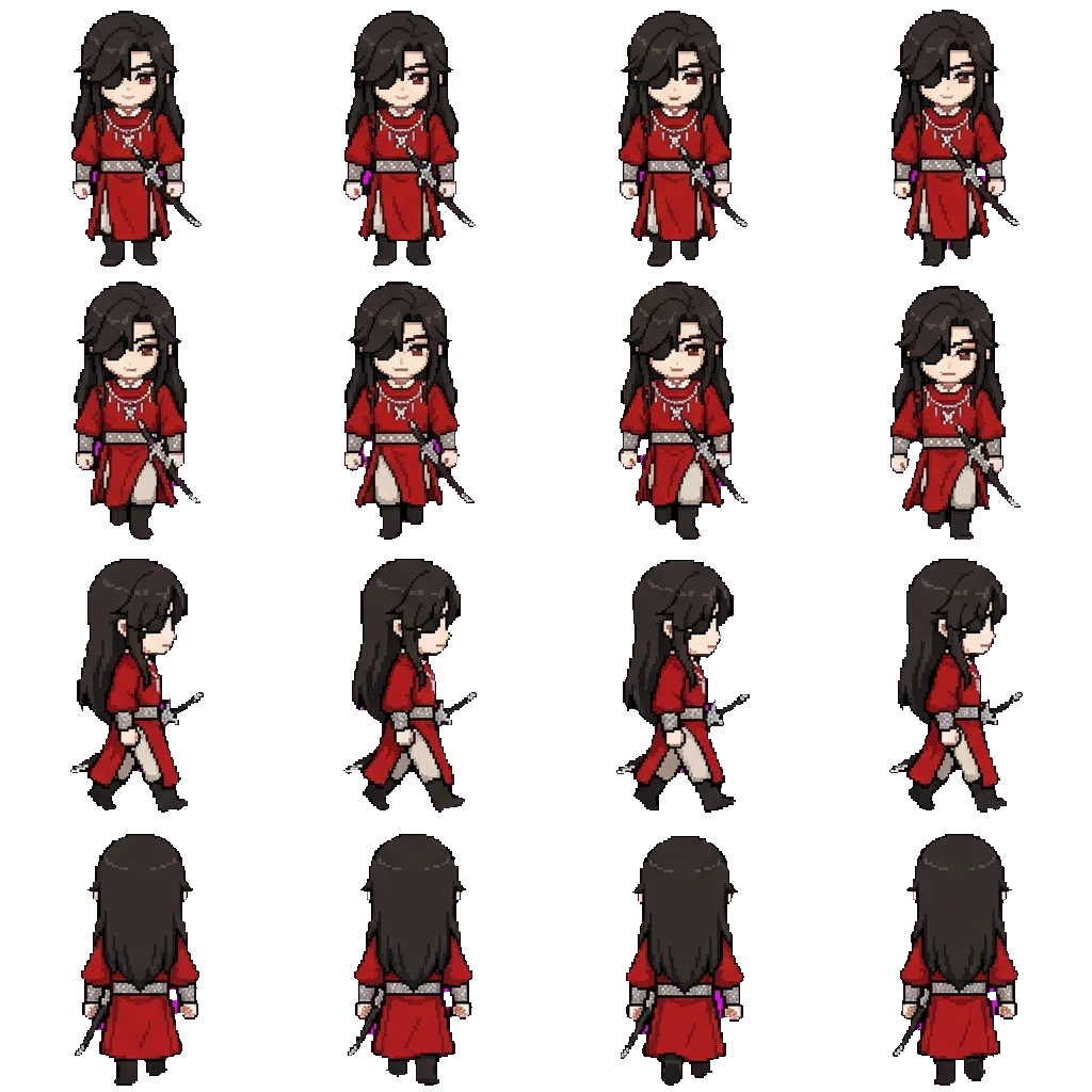 Hua Cheng movement sprite