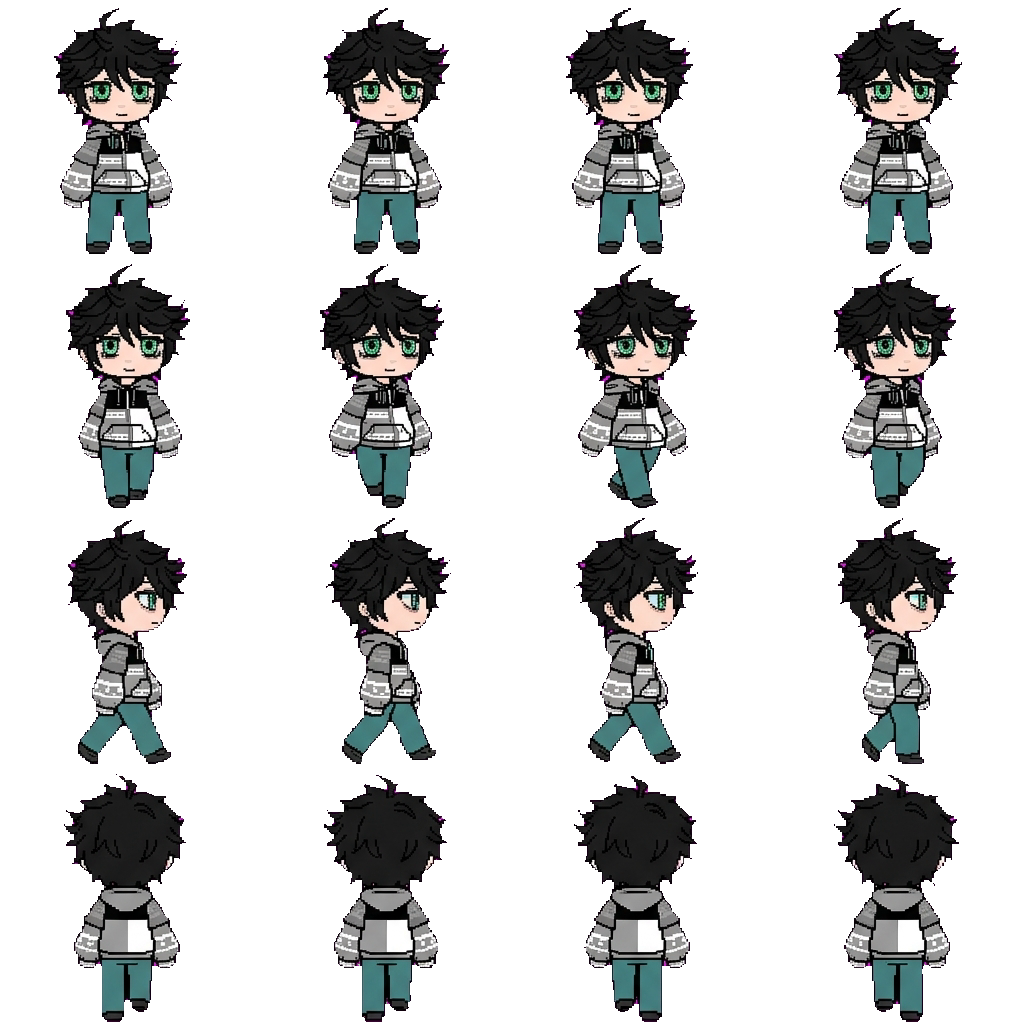 Takeshi movement sprite