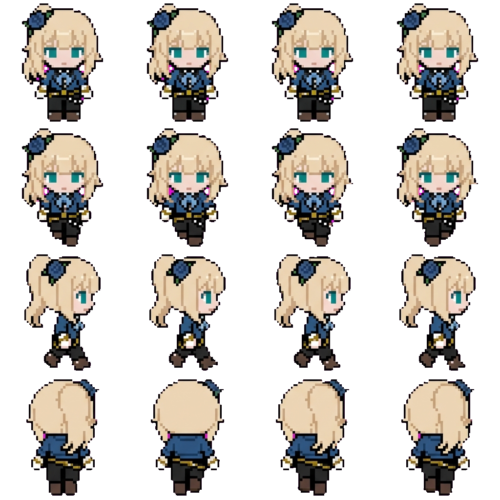 Tess movement sprite
