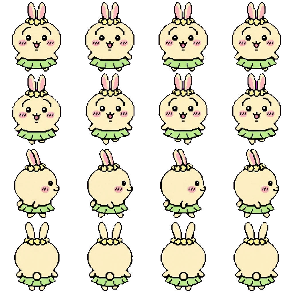 Usagi movement sprite