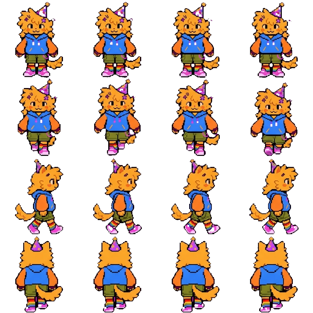 Poob movement sprite