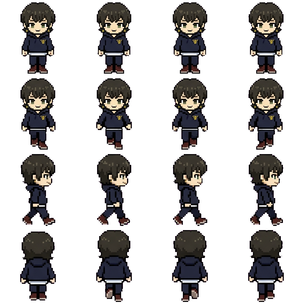 Bachira Meguru movement sprite