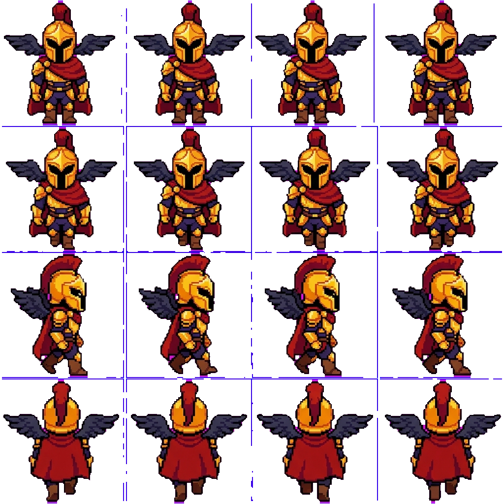 Derek movement sprite