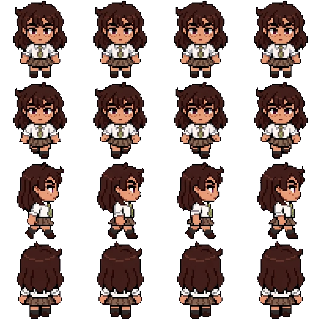 Saori movement sprite